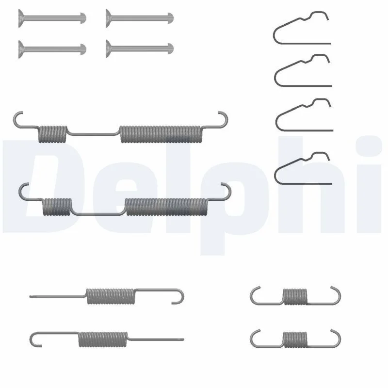 Kit de acessórios, sapatas de travão DELPHI LY1438