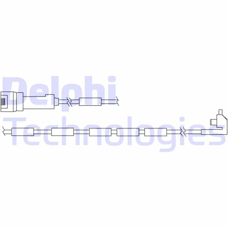Contato de aviso, desgaste das pastilhas de travão DELPHI LZ0107