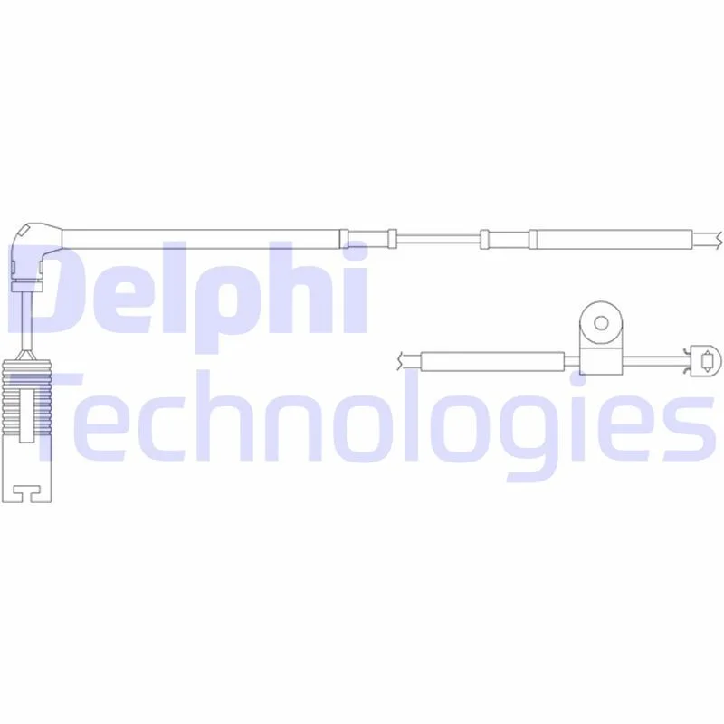 Contato de aviso, desgaste das pastilhas de travão DELPHI LZ0184