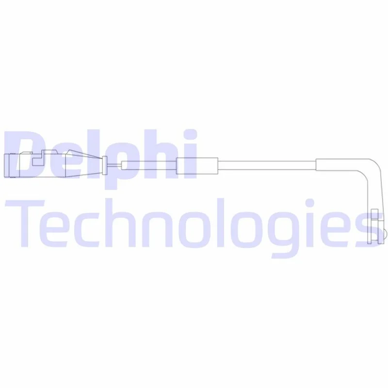 Warning Contact, brake pad wear DELPHI LZ0187