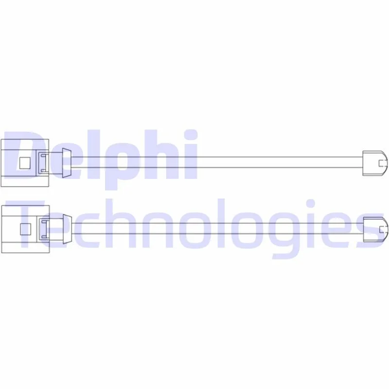 Warning Contact, brake pad wear DELPHI LZ0249