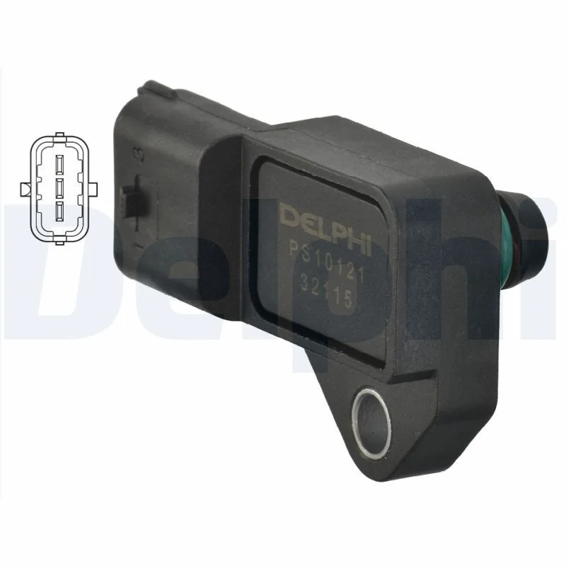 Sensor, pressão do turbo DELPHI PS10121