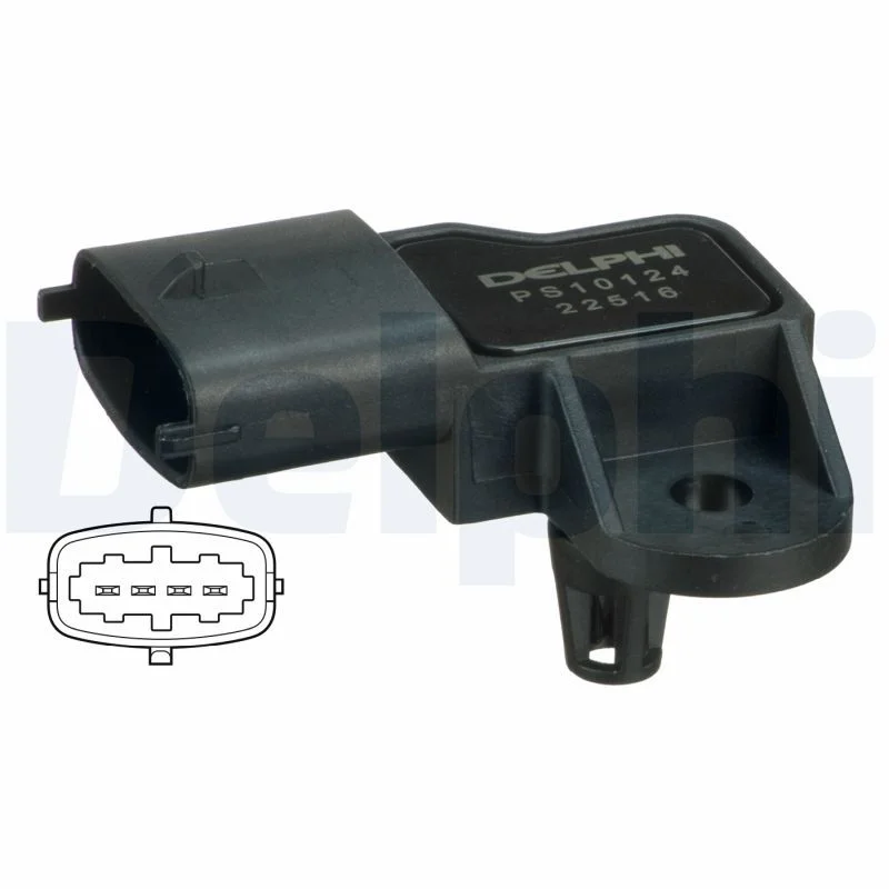 Sensor, pressão do turbo DELPHI PS10124