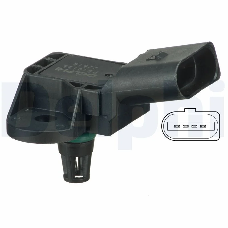 Sensor, pressão do turbo DELPHI PS10135