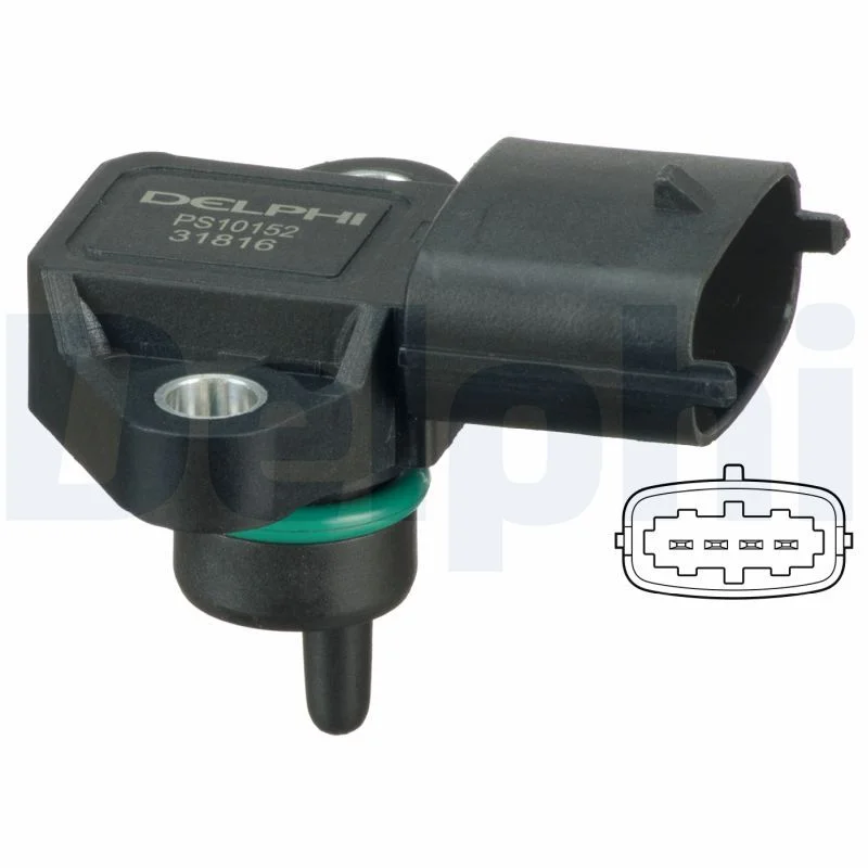 Sensor de Pressão de Ar, adaptação à altitude DELPHI PS10152