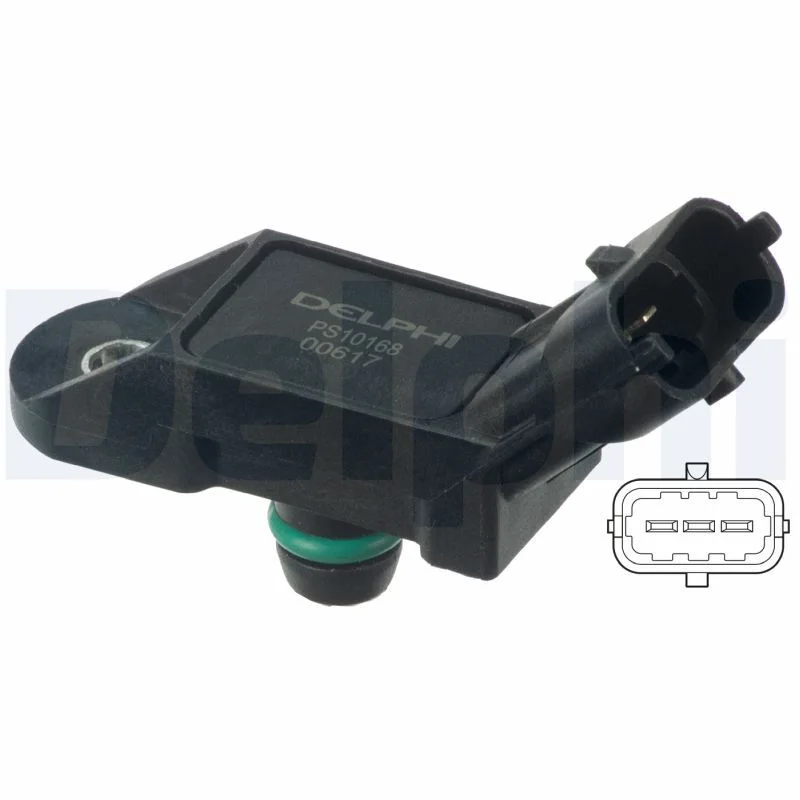 Sensor, pressão do turbo DELPHI PS10168