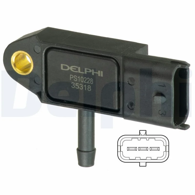 Sensor, pressão do turbo DELPHI PS10228