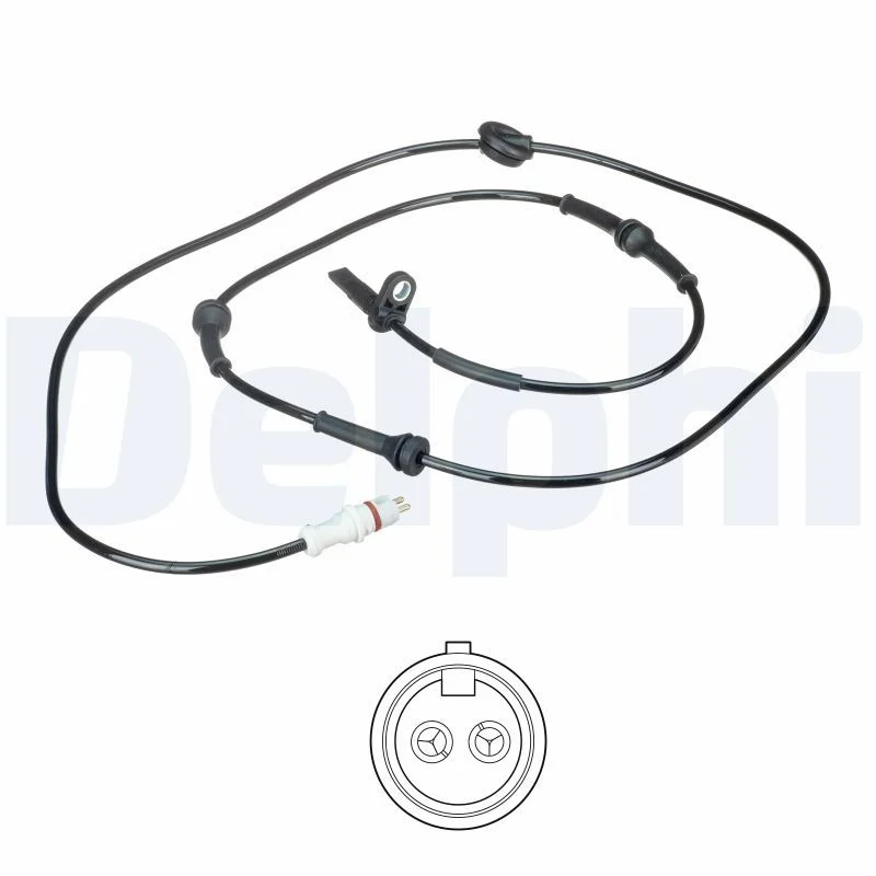Sensor, velocidade da roda DELPHI SS20598