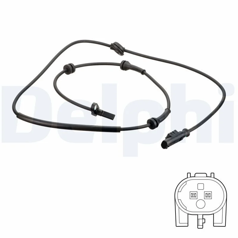 Sensor, velocidade da roda DELPHI SS20639
