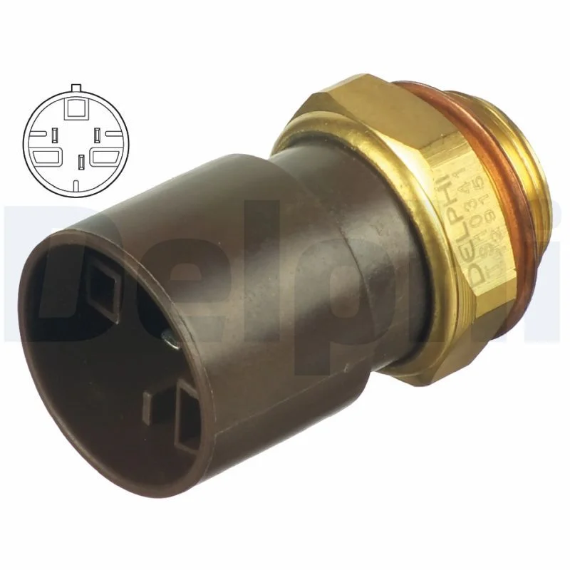 Interruptor de Temperatura, ventoinha do radiador DELPHI TS10341