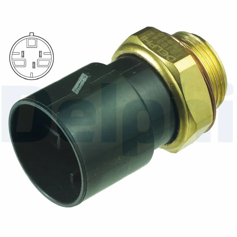 Interruptor de Temperatura, ventoinha do radiador DELPHI TS10342
