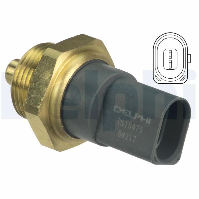 Sensor, temperatura do líquido de refrigeração DELPHI TS10475