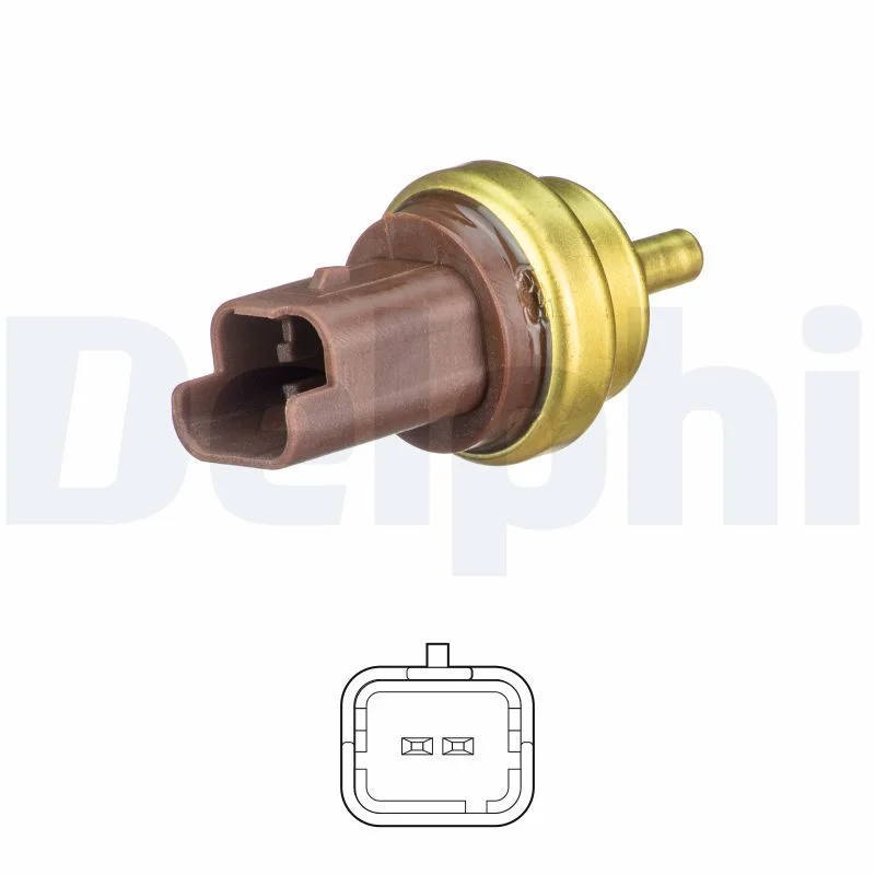 Sensor, temperatura do líquido de refrigeração DELPHI TS10477