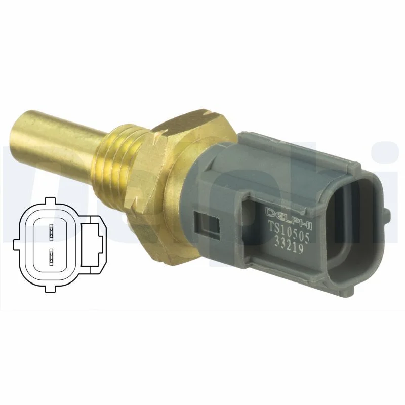 Sensor, temperatura do líquido de refrigeração DELPHI TS10505