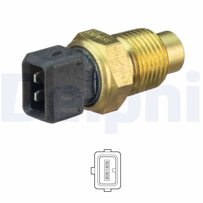 Sensor, temperatura do líquido de refrigeração DELPHI TS10515