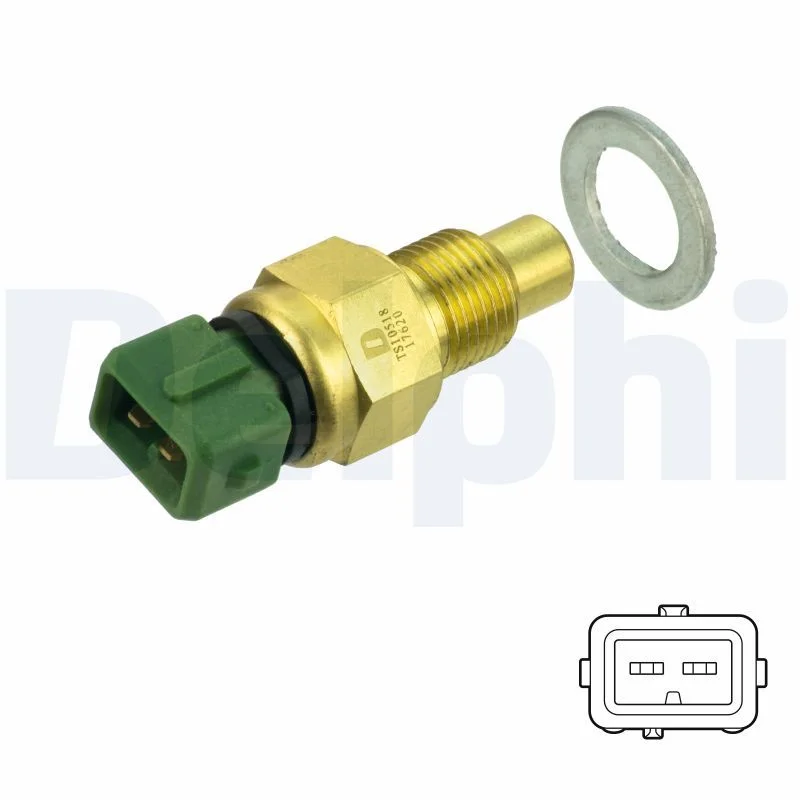 Sensor, temperatura do líquido de refrigeração DELPHI TS10518