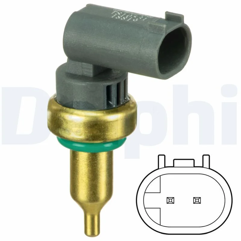 Sensor, temperatura do líquido de refrigeração DELPHI TS10531