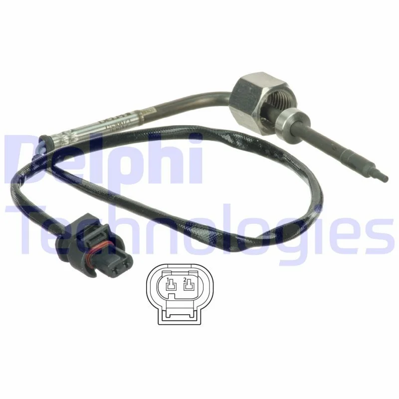 Sensor, temperatura dos gases de escape DELPHI TS30071