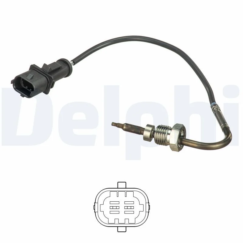 Sensor, temperatura dos gases de escape DELPHI TS30103