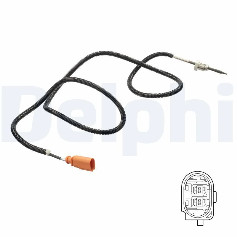 Sensor, temperatura dos gases de escape DELPHI TS30181