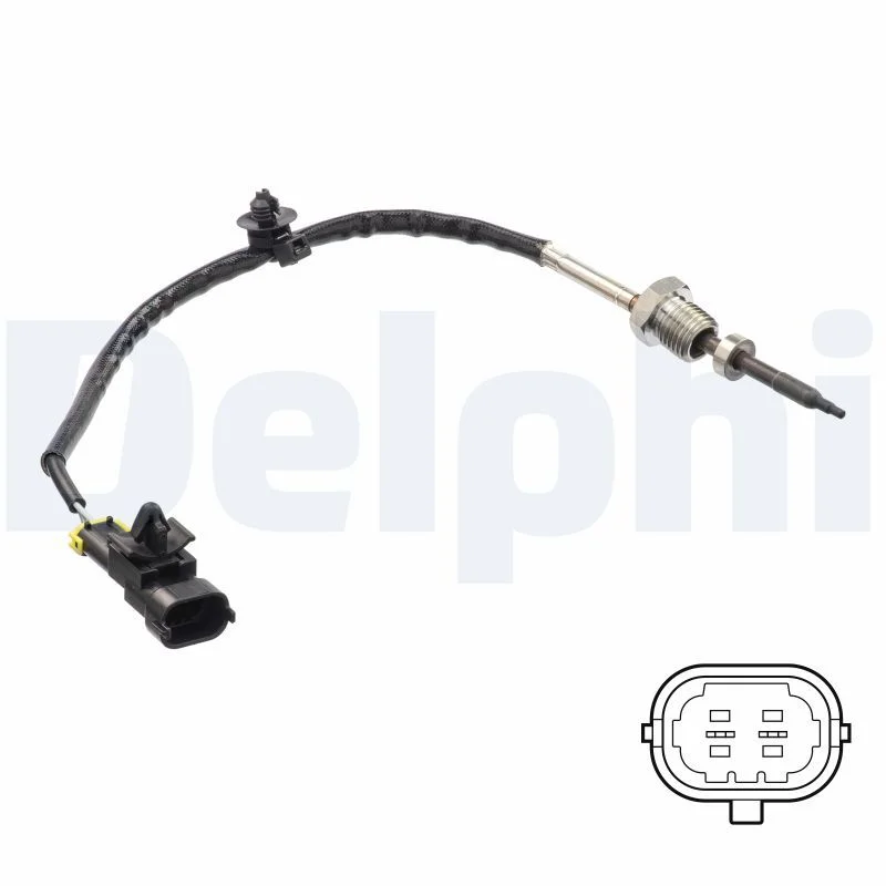 Sensor, temperatura dos gases de escape DELPHI TS30204