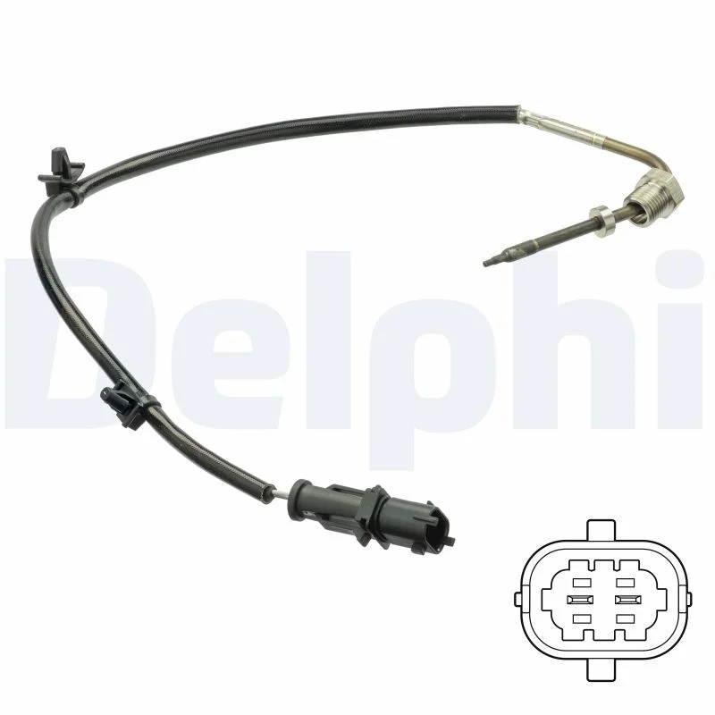 Sensor, temperatura dos gases de escape DELPHI TS30233