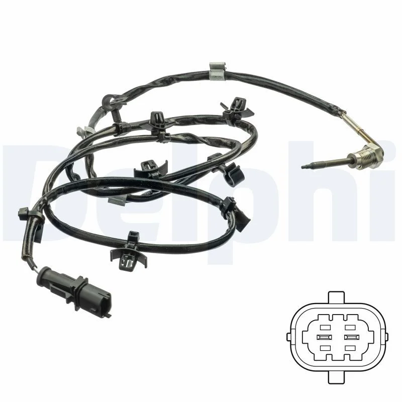 Sensor, temperatura dos gases de escape DELPHI TS30244