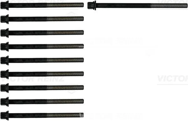Conjunto de parafusos da cabeça do cilindro VICTOR REINZ 14-32337-01