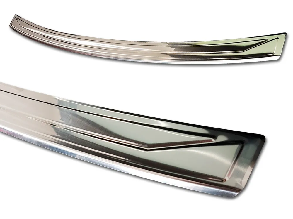 Rear bumper protector SEAT TARRACO / TARRACO FR / HYBRID 2018-> (silver satine) AVISA 2/35385