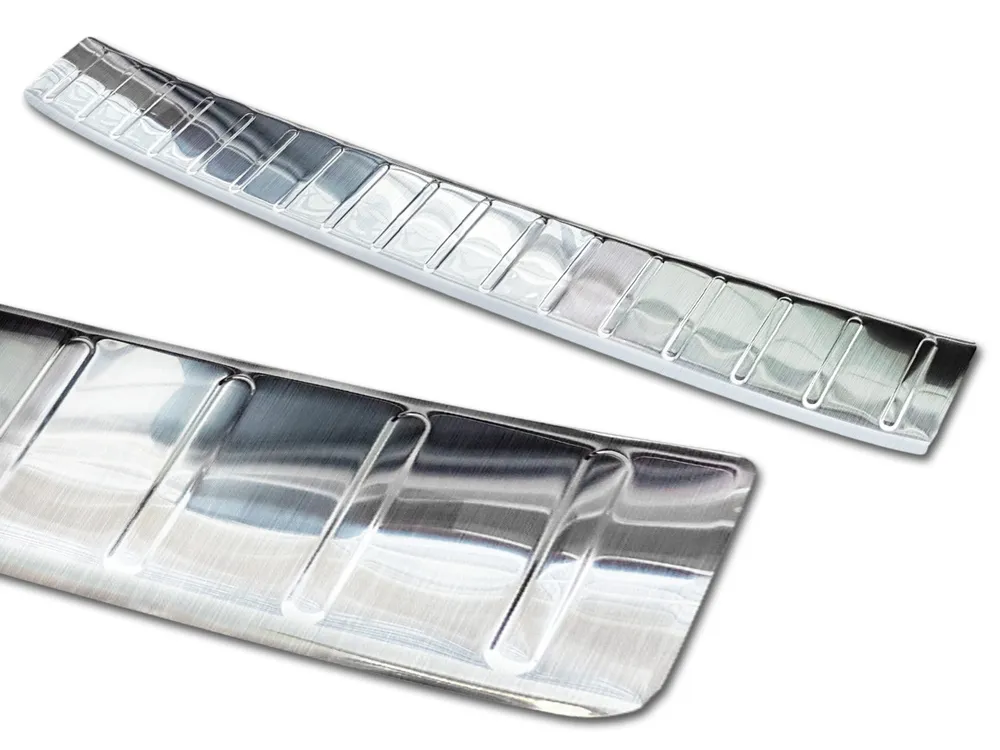 Rear bumper protector VOLKSWAGEN T-Cross 2018->2024, FL 2024-> (silver satine) AVISA 2/35423