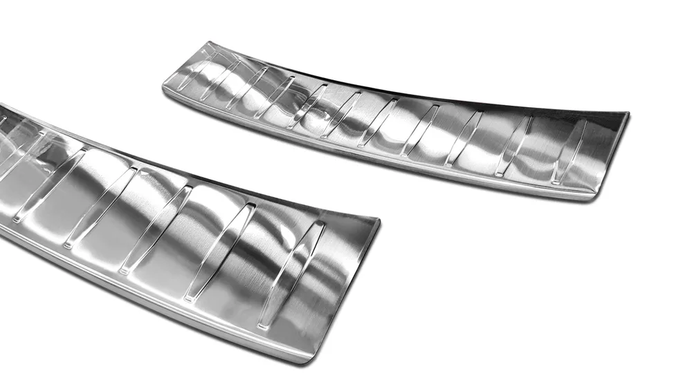 Rear bumper protector OPEL CORSA F VI GS Line hatchback 5D 2019-2023, FL 2023-> / OPEL CORSA F VI ULTIMATE hatchback 5D 2019-> 2023, FL 2023-> / OPEL CORSA Corsa-e GS Line 2019-> 2023, FL 2023-> (black) AVISA 2/35475