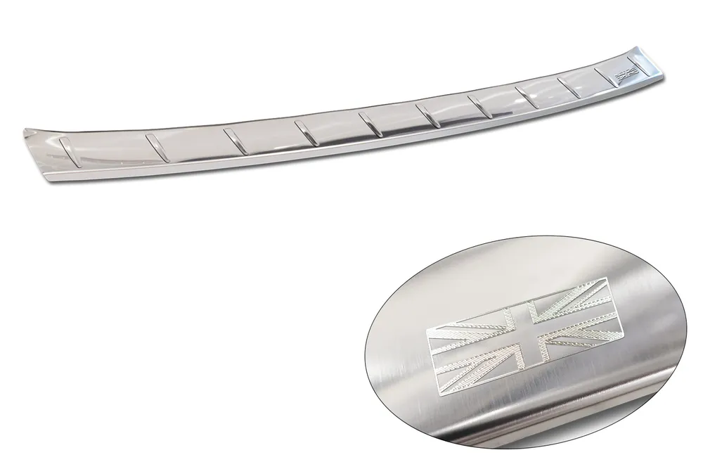 Galinio buferio apsauga MG 5 EV SW 2022-> (engrave British flag) (sidabrinis satinas) AVISA 2/35574