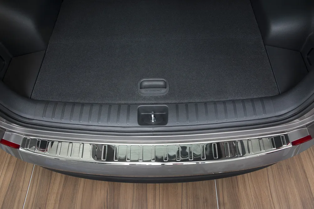 Rear bumper protector HYUNDAI TUCSON 2015-2018 (silver satine) AVISA 2/35633