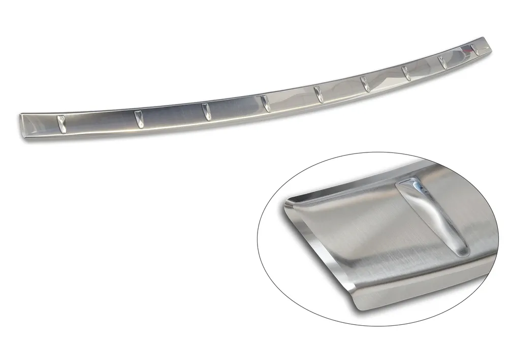 Rear bumper protector KIA NIRO II HYBRID/ NIRO II EV 2022-> (silver satine) AVISA 2/35642