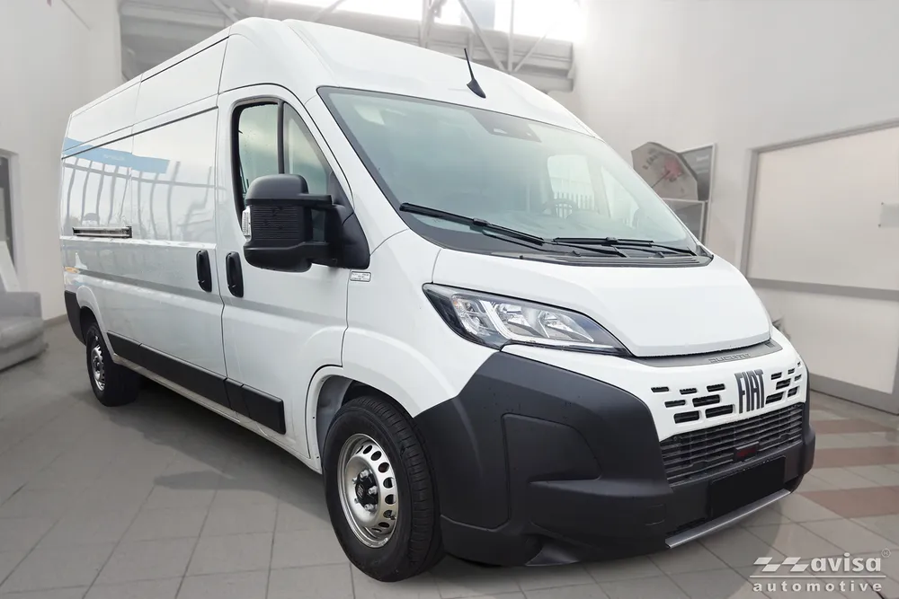 Galinio buferio apsauga FIAT DUCATO III FL.2023-> / OPEL MOVANO III FL.2023-> / TOYOTA PROACE MAX 2024-> (2 vnt., kairė/dešinė) (sidabrinis satinas) AVISA 2/35897