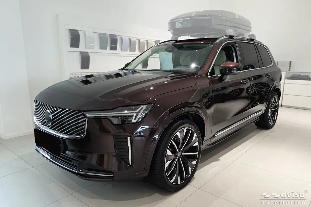 Bagažinės dangčio apsauginė juosta VOLVO XC90 II 2015-2019, FL.2019-2024, FL.2024-> (sidabrinis satinas) AVISA 2/36104