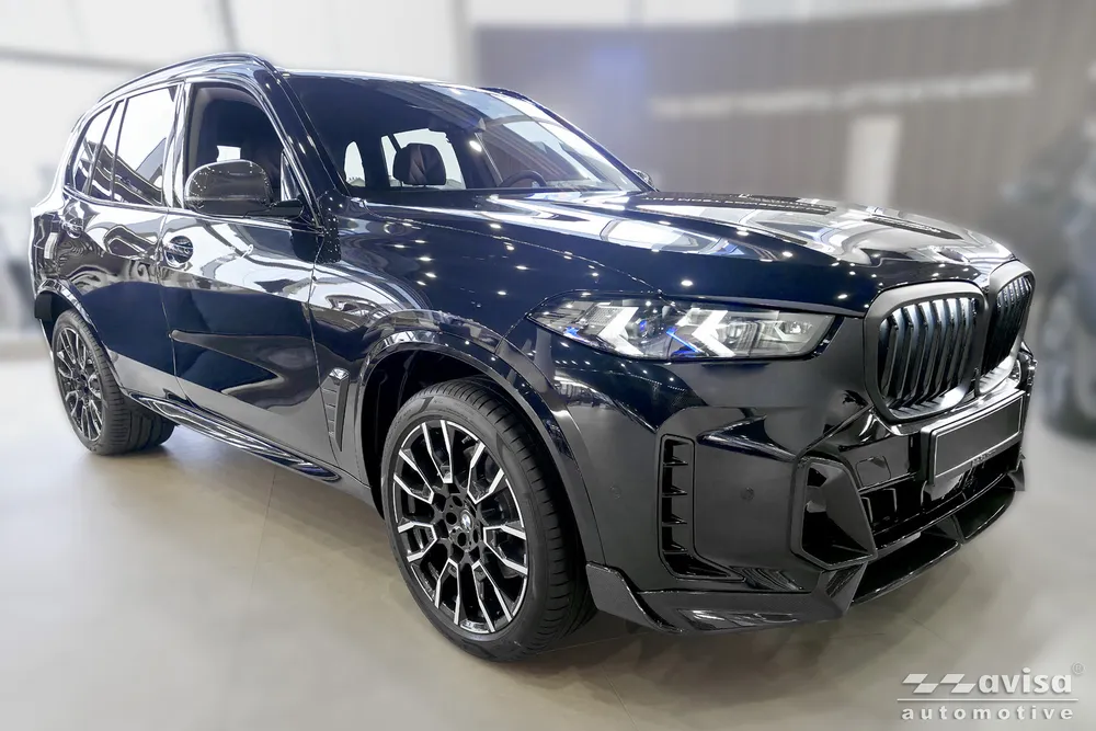 Bagažinės dangčio apsauginė juosta BMW X5 IV G05 M-pakiet 2018-2023 Fl.2023-> (sidabrinis satinas) AVISA 2/36203