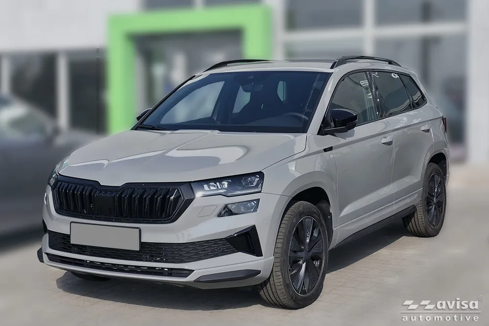 Trunk lid trim SKODA KAROQ FL.2022-> (silver satine) AVISA 2/36213