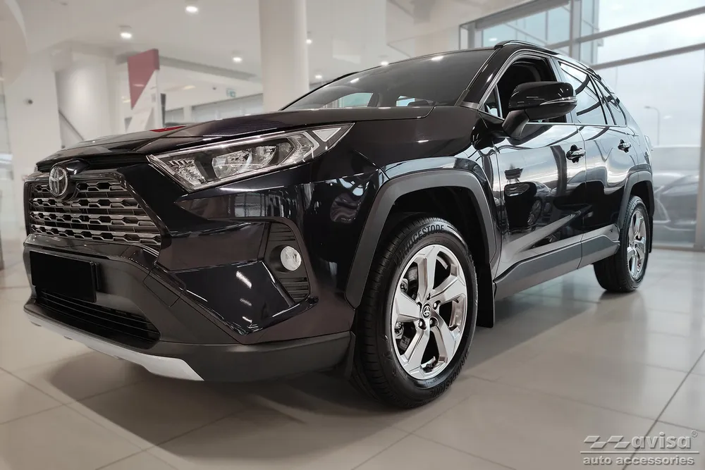 Kojų atrampa TOYOTA RAV4 V generation /Hybrid 2018-> (fits also to PHEV GR version ) (sidabrinis satinas) AVISA 2/37013