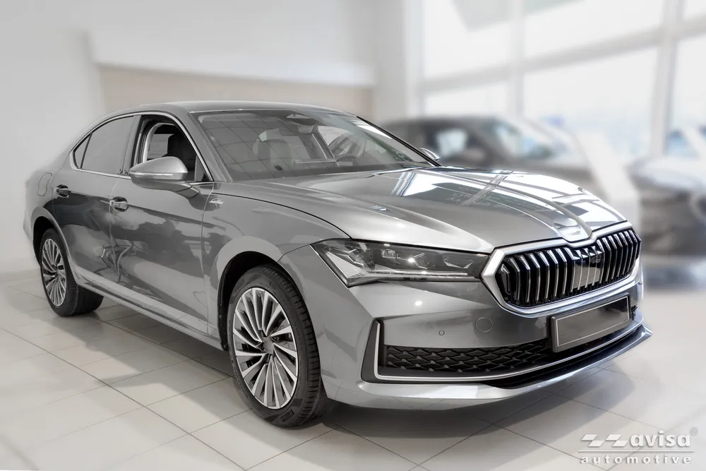 Bagažinės dangčio apsauginė juosta SKODA SUPERB IV liftback 2023-> (sidabrinis veidrodinis) AVISA 2/38208