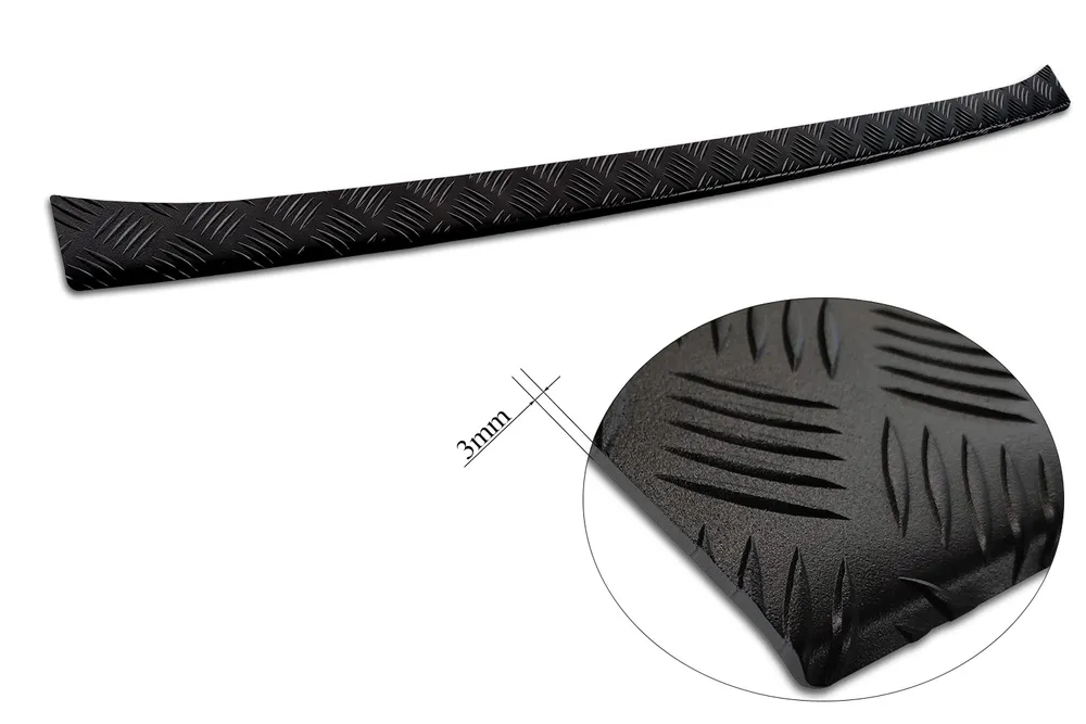 Rear bumper protector MERCEDES SPRINTER III 2018 -> (black MAT) AVISA 2/40201
