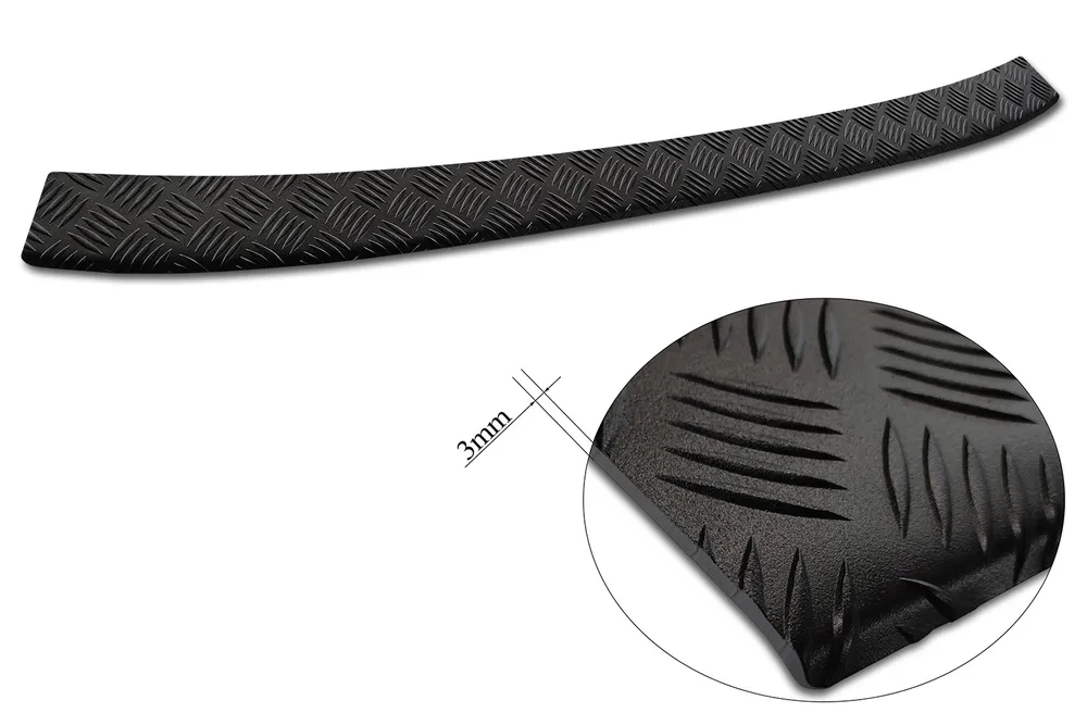 Rear bumper protector FORD TRANSIT / TOURNEO Connect II 2014-2017, FL2017-2022 (black MAT) AVISA 2/40219