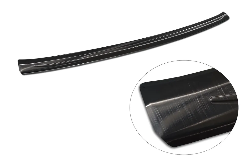 Rear bumper protector TOYOTA COROLLA XII Sedan 2018-> / Toyota COROLLA XII GR SPORT sedan 2019-> (black) AVISA 2/45281