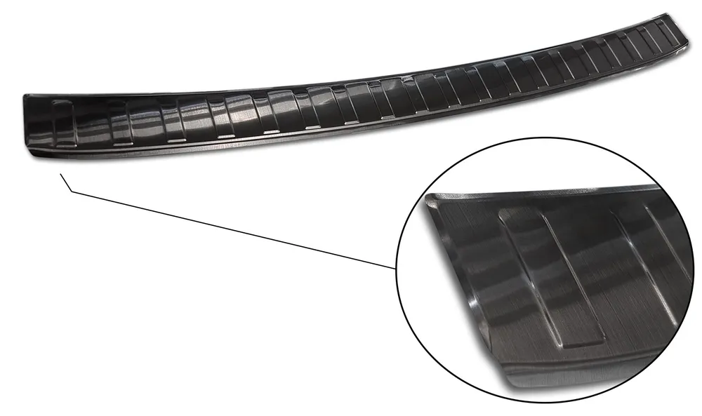 Rear bumper protector VOLKSWAGEN ARTEON Shooting Brake combi 2020-> / VOLKSWAGEN ARTEON Shooting Brake combi eHybrid 2020-> (black) AVISA 2/45291