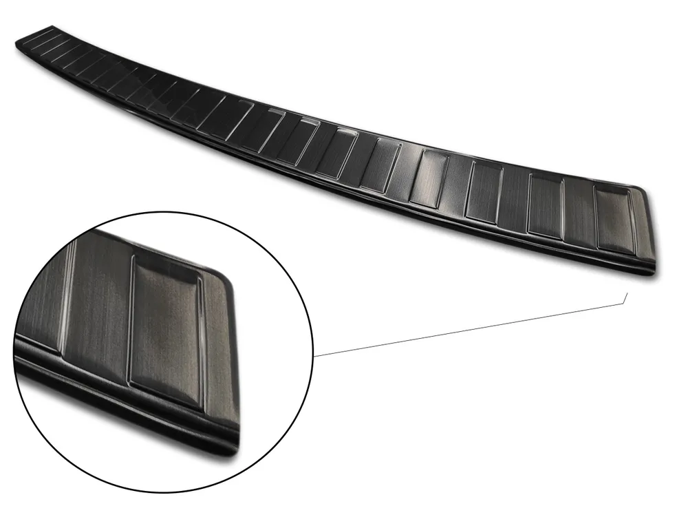 Galinio buferio apsauga VOLKSWAGEN T6 Caravelle 2015-2019, FL2019-2024 (the version with trunk opening upwards) ilgesnė versija (juodas) AVISA 2/45292