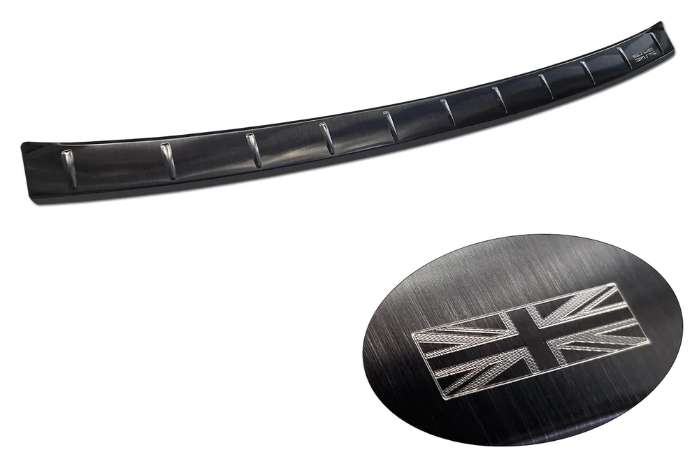 Galinio buferio apsauga MG 5 EV SW 2022-> (engrave British flag) (juodas) AVISA 2/45377