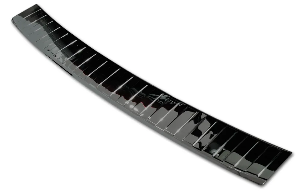 Rear bumper protector BMW 5 F11 touring 2010-2013, FL 2013-2017 (black mirror) AVISA 2/51016