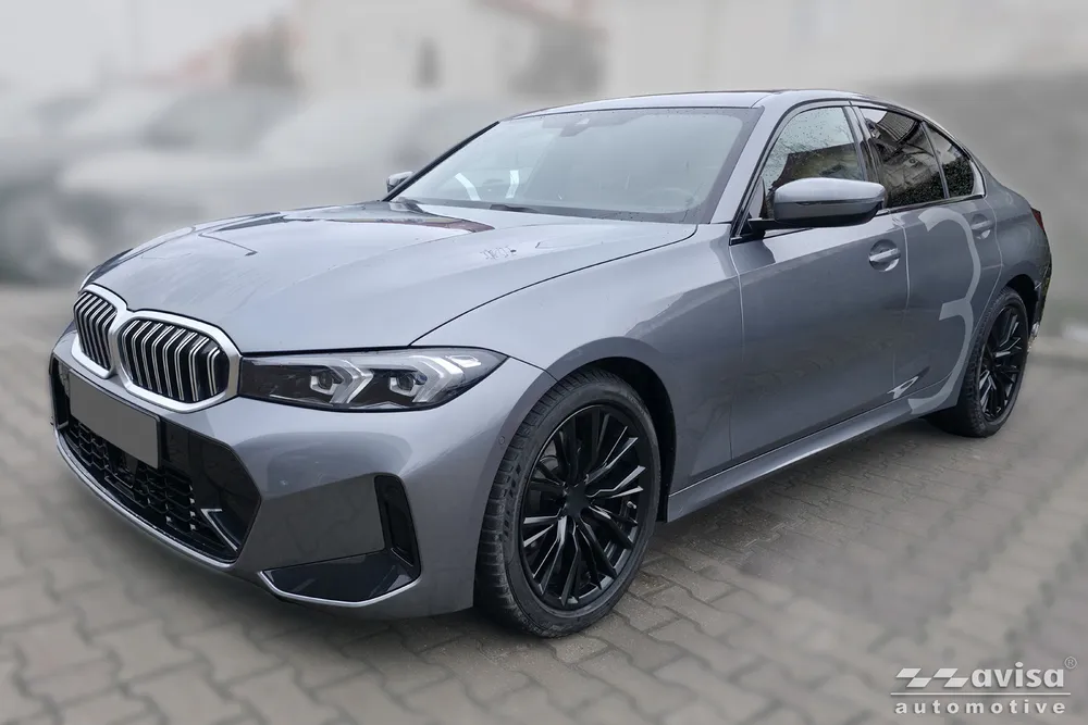Bagažinės dangčio apsauginė juosta BMW 3 (SEDAN) G20 M-PAKIET 2018- 2022 Fl.2022-2024 Fl.2024- / SERIA 3 (SEDAN) G80 M Competition 2020-2022 Fl.2022-2024 Fl.2024- (juodas veidrodinis) AVISA 2/51126