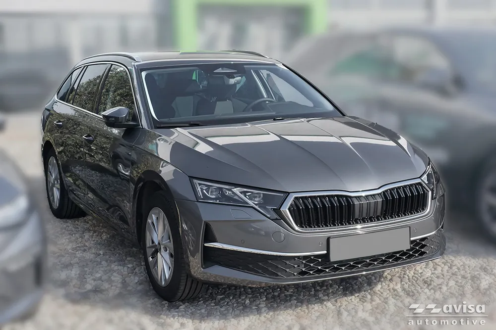 Trunk lid trim SKODA OCTAVIA COMBI IV 2019-2024, FL.2024-> (black mirror) AVISA 2/51215