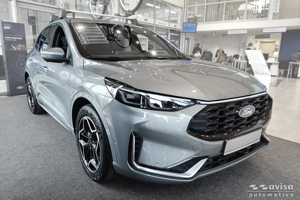 Galinio buferio apsauga FORD KUGA III ST-Line / Hybrid / Vignale 2019-2024, FL 2024-> Strong Edition (sidabrinis satinas) AVISA 2/52056